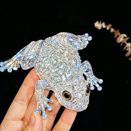 Handmade Diamond Frog Ornament Resin Mold