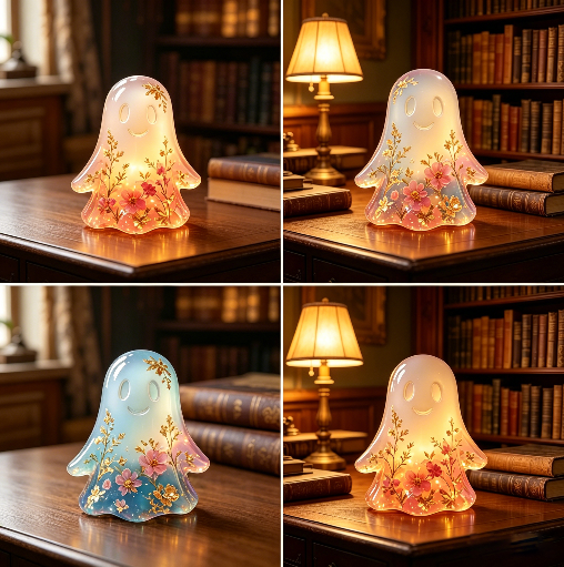 Cheerful Little Ghost Figurine Resin Mold