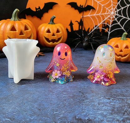 Cheerful Little Ghost Figurine Resin Mold