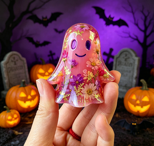 Cheerful Little Ghost Figurine Resin Mold