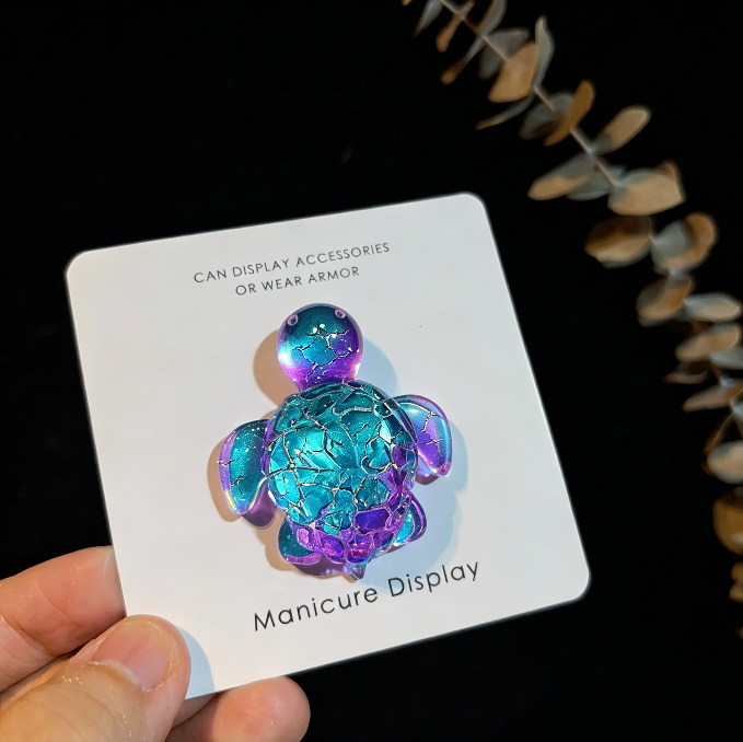 Handmade 3pcs Diamond Turtle Resin Mold