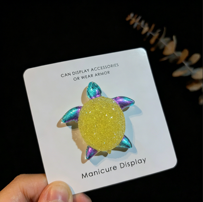 Handmade 3pcs Diamond Turtle Resin Mold