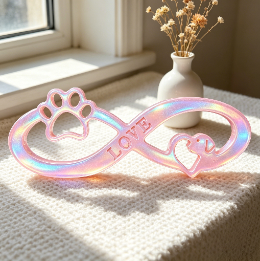 Infinite Puppy Love Memorial Ornament Resin Mold