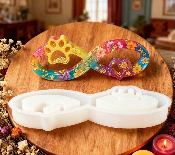 Infinite Puppy Love Memorial Ornament Resin Mold
