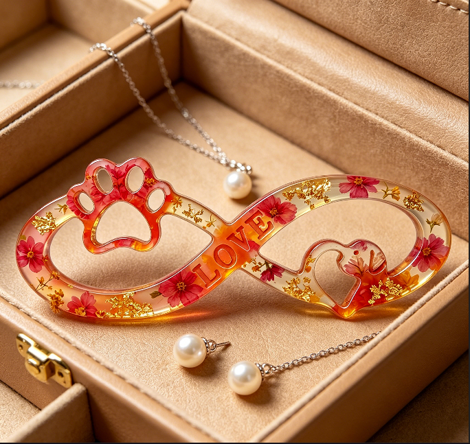 Infinite Puppy Love Memorial Ornament Resin Mold