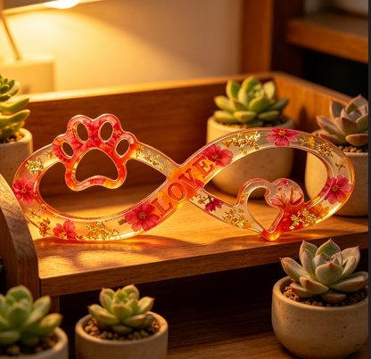 Infinite Puppy Love Memorial Ornament Resin Mold