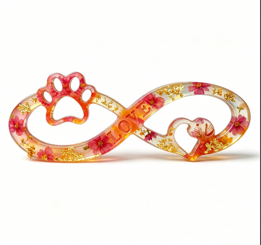 Infinite Puppy Love Memorial Ornament Resin Mold