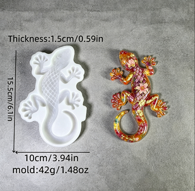 Lizard Ornament Resin Mold