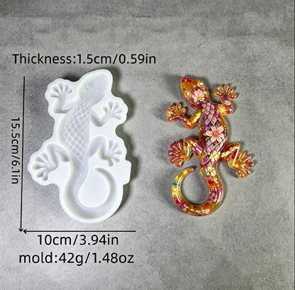 Lizard Ornament Resin Mold