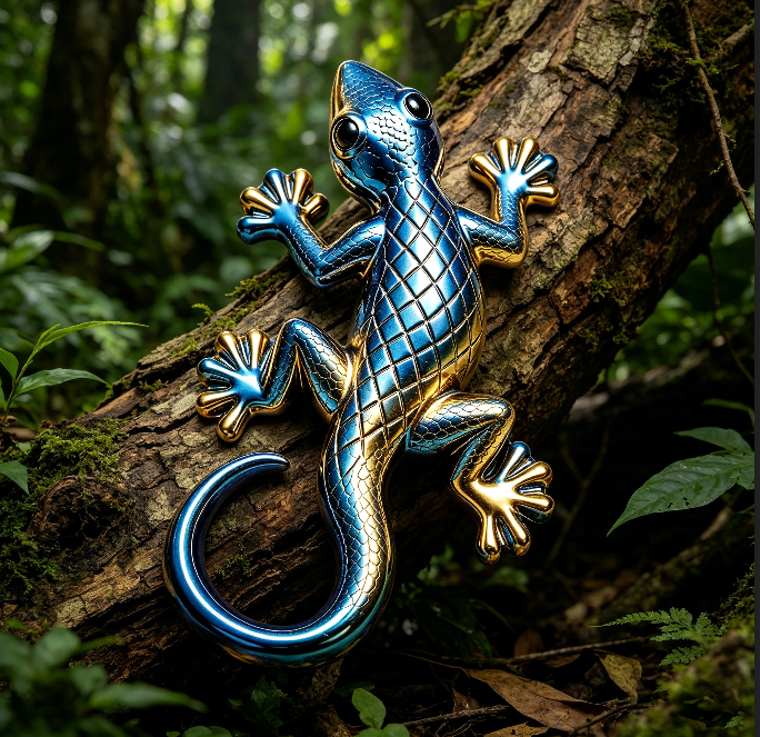 Lizard Ornament Resin Mold
