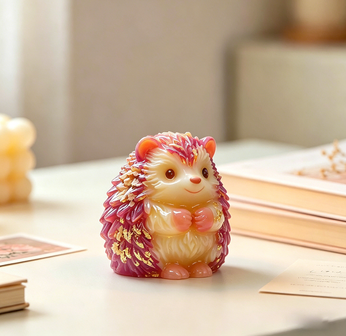 Cute Hedgehog Ornament Resin Mold
