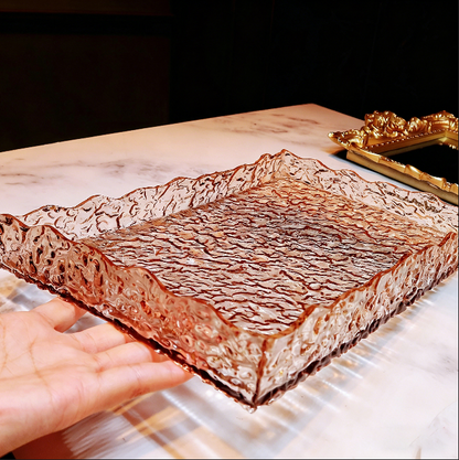 Handmade 11.42 × 7.48-inch Water Rippled Silicone Sheet for Resin Molds【Fully Customizable – Can Be Trimmed as Needed】