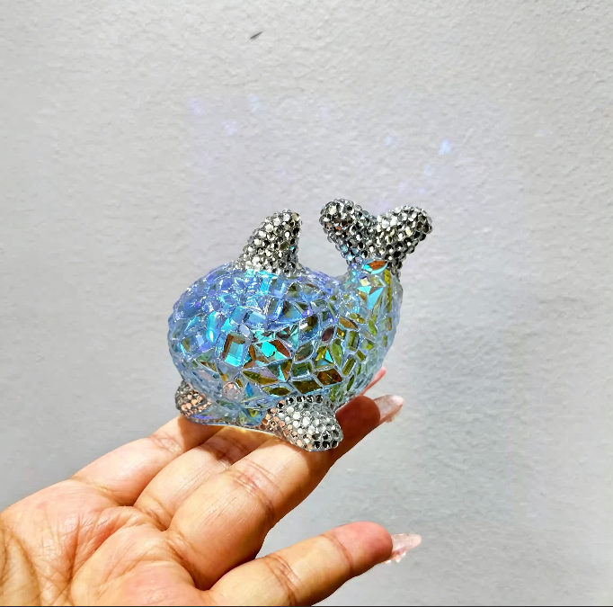 Handmade Diamond Whale Ornament Resin Mold
