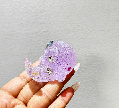 Handmade Diamond Whale Ornament Resin Mold