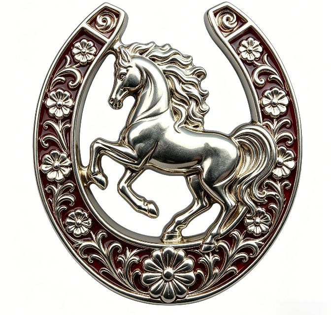Lucky Horse Shoe Decorative Resin Mold