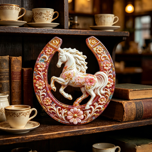Lucky Horse Shoe Decorative Resin Mold