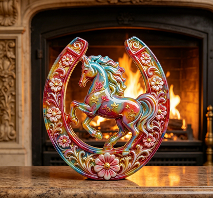 Lucky Horse Shoe Decorative Resin Mold