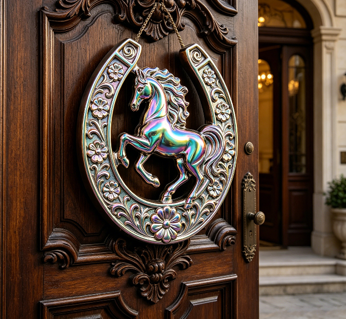 Lucky Horse Shoe Decorative Resin Mold