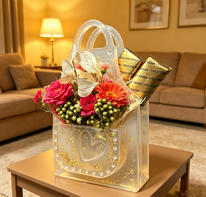 Apron Vase Gift Storage Resin Mold