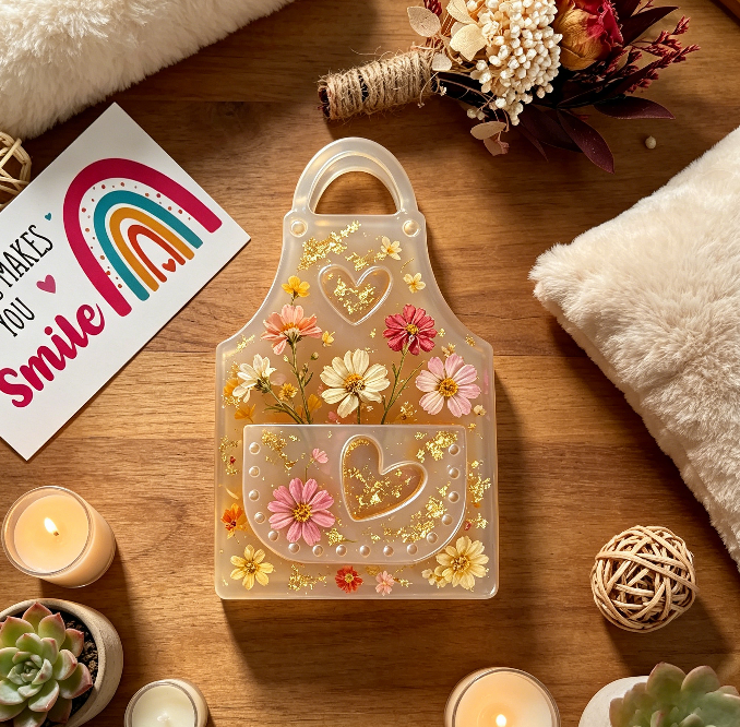 Apron Vase Gift Storage Resin Mold