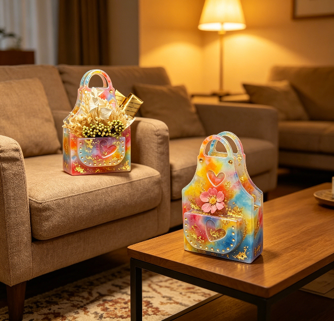 Apron Vase Gift Storage Resin Mold