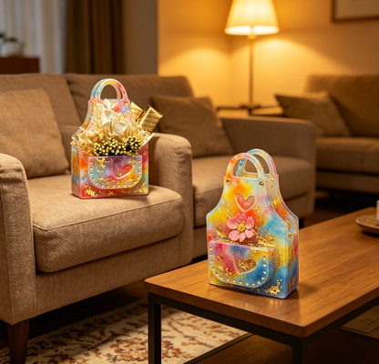 Apron Vase Gift Storage Resin Mold