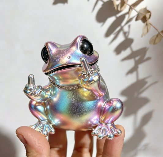 Handmade Shiny Cheeky Frog Ornament Resin Mold