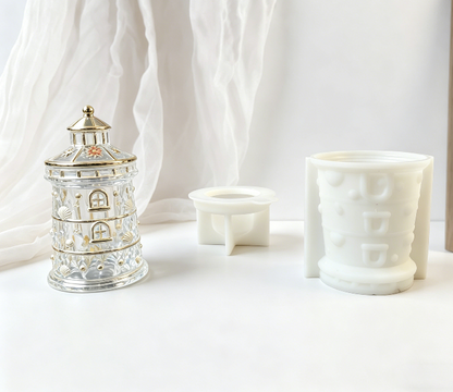 Lighthouse Storage Jars Resin Mold