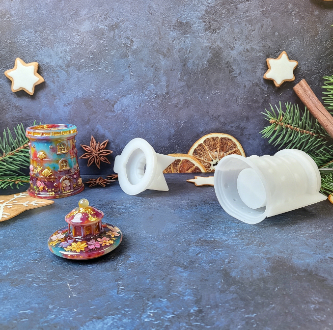 Lighthouse Storage Jars Resin Mold