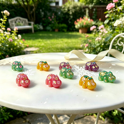 Cute Mini 8-in-1 Hippo Figurine Resin Mold