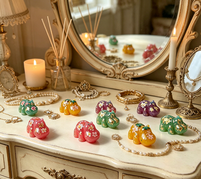 Cute Mini 8-in-1 Hippo Figurine Resin Mold