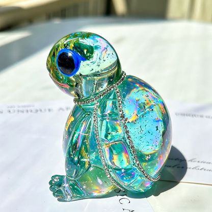 Handmade Cute “MOM” Letter Turtle Ornament Resin Mold