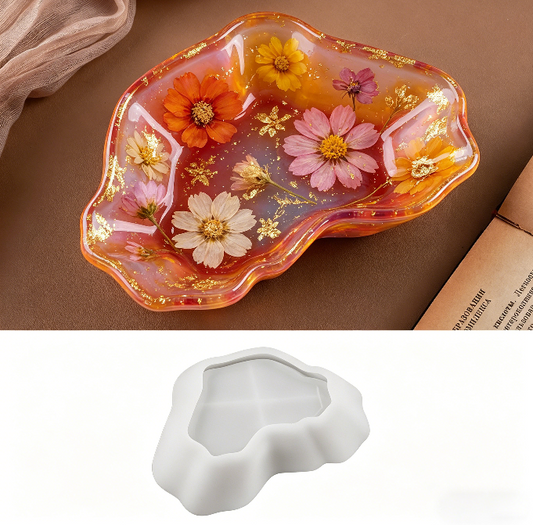 Large Irregular Storage Tray Resin Mold