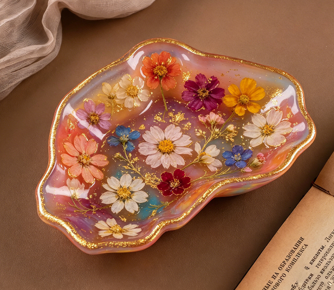 Large Irregular Storage Tray Resin Mold