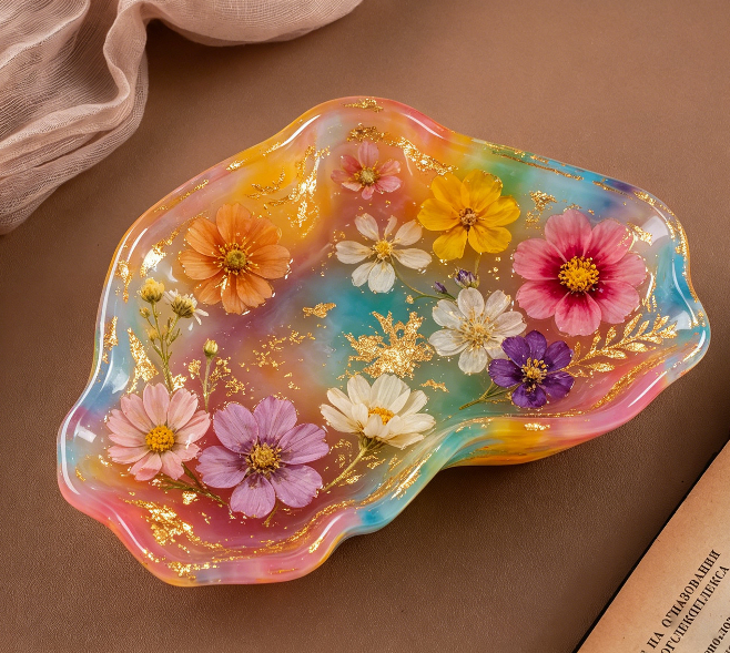 Large Irregular Storage Tray Resin Mold