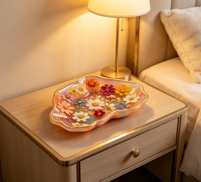 Large Irregular Storage Tray Resin Mold