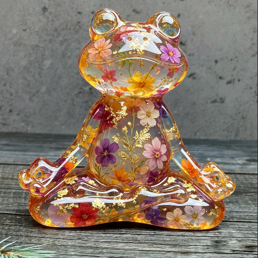Yoga Frog Ornament Resin Mold