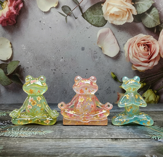 Yoga Frog Ornament Resin Mold
