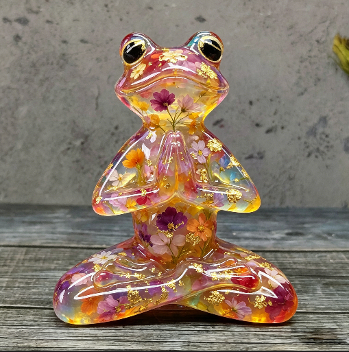 Yoga Frog Ornament Resin Mold