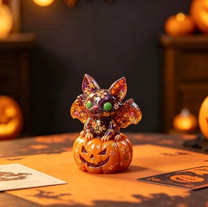 Bat & Pumpkin Ornament Resin Mold