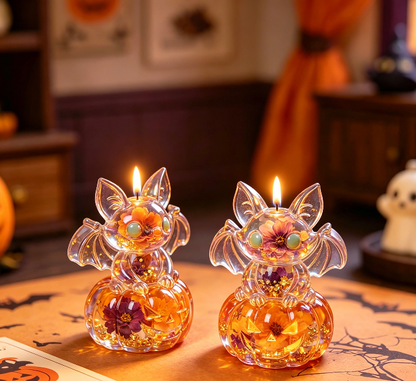 Bat & Pumpkin Ornament Resin Mold