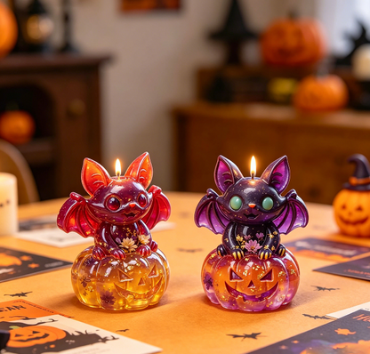 Bat & Pumpkin Ornament Resin Mold