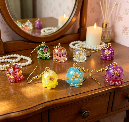 8-in-1 Cute Little Octopus Keychain Resin Mold
