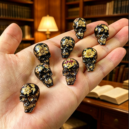 8-in-1 Mini Skeleton Figurine Resin Mold