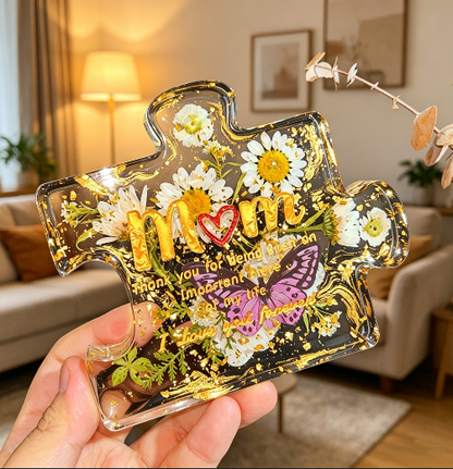 Handmade Mom Puzzle Ornaments Resin Mold
