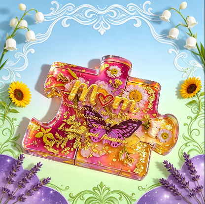 Handmade Mom Puzzle Ornaments Resin Mold