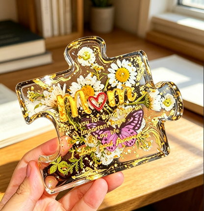 Handmade Mom Puzzle Ornaments Resin Mold