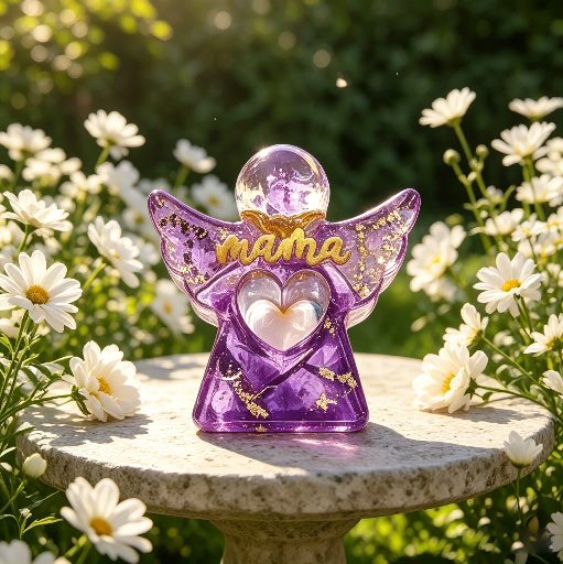 Handmade Mama Angel Hanging Resin Mold