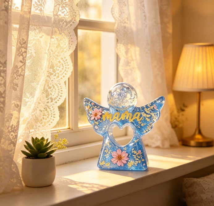 Handmade Mama Angel Hanging Resin Mold