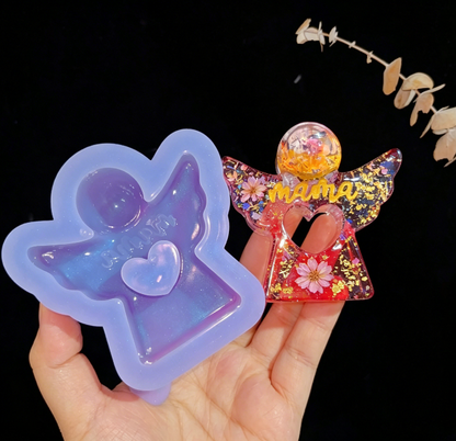 Handmade Mama Angel Hanging Resin Mold